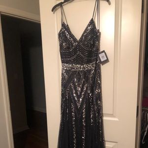 BRAND NEW!!!!! Black evening gown!  Beautiful!!!